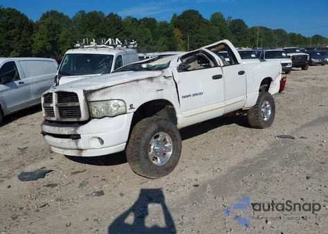 2005 Dodge Ram 2500 Slt/Laramie из США, поврежденный, VIN 3D7KS28C75G809789